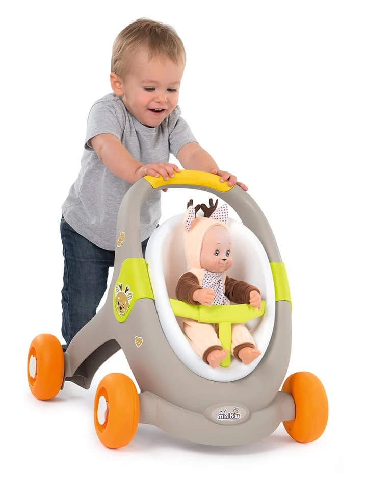 SMOBY 3in1-Lauflern-Puppenwagen "Minikiss Animals" - Ab 12 Monaten 3 SMOBY 3in1-Lauflern-Puppenwagen "Minikiss Animals" - Ab 12 Monaten