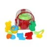12-tlg. Sandspielzeug-Set Mit Eimer & Rucksack In Mehrfarbig -Babyprodukte solini 12 tlg sandspielzeug set mit eimer and rucksack in mehrfarbig
