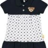 Steiff Kleid In Schwarz/ Weiß -Babyprodukte steiff kleid in schwarz weiss