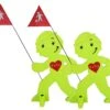 StreetBuddy Warnfigur Für Kindersicherheit In Grün, 2-er Pack -Babyprodukte streetbuddy streetbuddy warnfigur fur kindersicherheit in grun 2 er pack