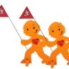 StreetBuddy Warnfigur Für Kindersicherheit In Orange, 2-er Pack -Babyprodukte streetbuddy streetbuddy warnfigur fur kindersicherheit in orange 2 er pack