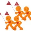 StreetBuddy Warnfigur Für Kindersicherheit In Orange, 4-er Pack -Babyprodukte streetbuddy streetbuddy warnfigur fur kindersicherheit in orange 4 er pack