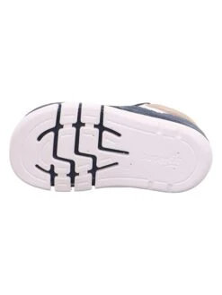 Superfit Leder-Sneakers "Flexy" In Dunkelblau/ Beige -Babyprodukte superfit leder sneakers flexy in dunkelblau beige 5