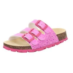 Superfit Tieffußbett Pantolette FUSSBETTPANTOFFEL In Rosa