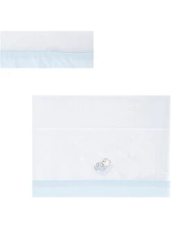 Bettwäsche-Set "Teddy" In Weiß/ Blau