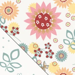 THERALINE Ersatzbezug Für Das Original Stillkissen, 190 X 38 Cm, Dessin 80 "Sommerblü... -Babyprodukte theraline ersatzbezug fur das original stillkissen 190 x 38 cm dessin 80 sommerblu 1