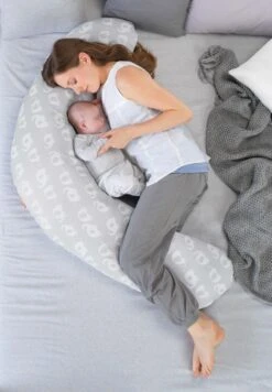 THERALINE Stillkissen In Grau -Babyprodukte theraline stillkissen in grau 4