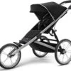 Thule Glide 2, Jogging-Buggy, Schwarz -Babyprodukte thule glide 2 jogging buggy schwarz
