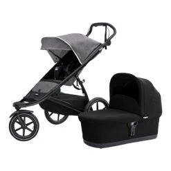 Thule " Urban Glide 2, Jogging-Buggy Mit Kinderkörbchen, Grey