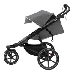 Thule " Urban Glide 2, Jogging-Buggy Mit Kinderkörbchen, Grey -Babyprodukte thule urban glide 2 jogging buggy mit kinderkorbchen grey 4