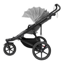 Thule " Urban Glide 2, Jogging-Buggy Mit Kinderkörbchen, Grey -Babyprodukte thule urban glide 2 jogging buggy mit kinderkorbchen grey 5