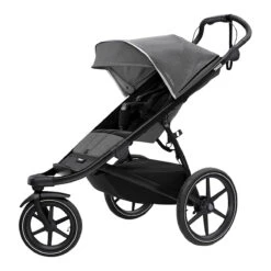 Thule " Urban Glide 2, Jogging-Buggy Mit Kinderkörbchen, Grey -Babyprodukte thule urban glide 2 jogging buggy mit kinderkorbchen grey 7