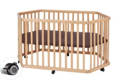 6-ECK Laufgitter "tiSsi" In Natur - Ca. 93 X 133cm