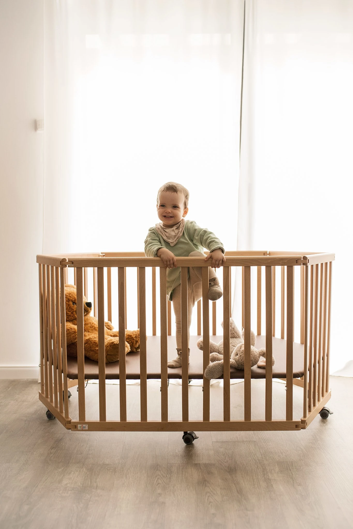 6-ECK Laufgitter "tiSsi" In Natur - Ca. 93 X 133cm 7 6-ECK Laufgitter "tiSsi" In Natur - Ca. 93 X 133cm – Bild 5