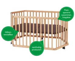 6-ECK Laufgitter "tiSsi" In Natur - Ca. 93 X 133cm 19 6-ECK Laufgitter "tiSsi" In Natur - Ca. 93 X 133cm -Babyprodukte tissi 6 eck laufgitter tissi in natur ca 93 x 133cm 8