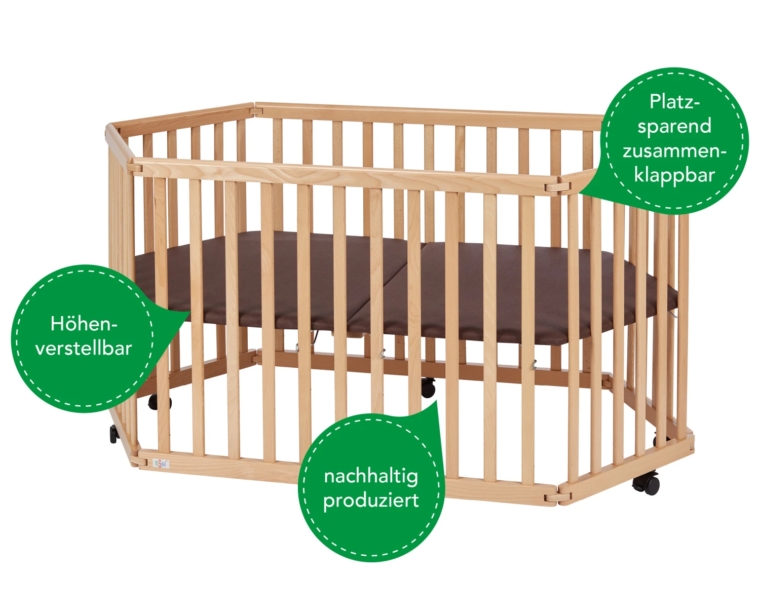 6-ECK Laufgitter "tiSsi" In Natur - Ca. 93 X 133cm 11 6-ECK Laufgitter "tiSsi" In Natur - Ca. 93 X 133cm – Bild 9