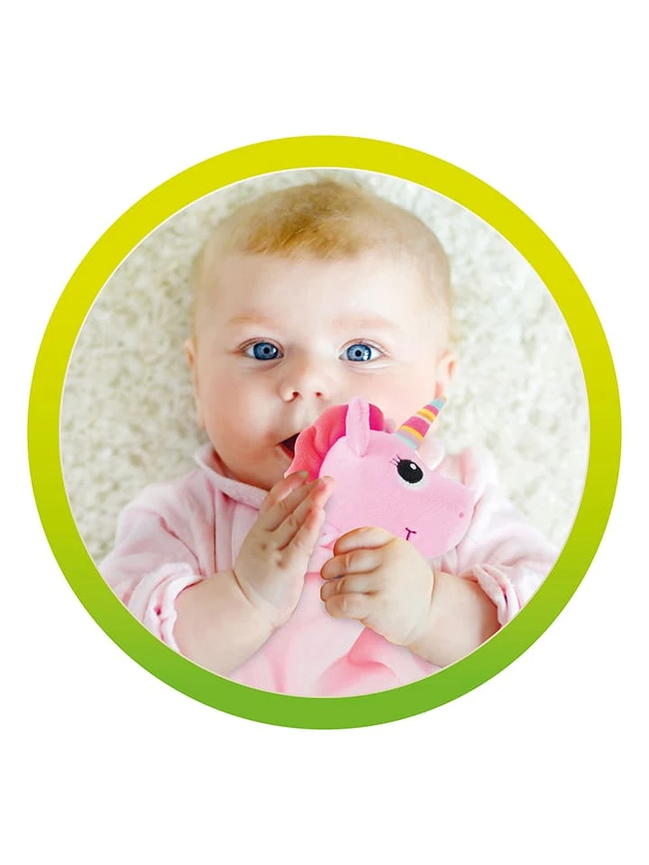 Toi Toys Rassel-Schmusetich "Einhorn" - Ab Geburt 5 Toi Toys Rassel-Schmusetich "Einhorn" - Ab Geburt – Bild 3