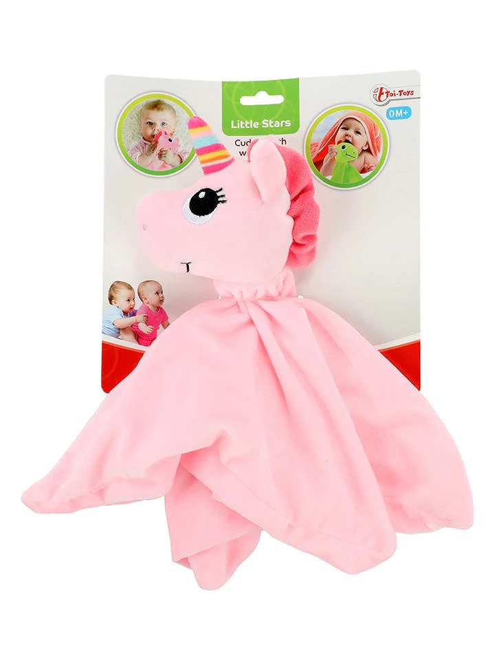 Toi Toys Rassel-Schmusetich "Einhorn" - Ab Geburt 6 Toi Toys Rassel-Schmusetich "Einhorn" - Ab Geburt – Bild 4