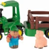 Tomy John Deere - Traktor Mit Anhänger & Tierfiguren - Spielset -Babyprodukte tomy john deere traktor mit anhanger and tierfiguren spielset