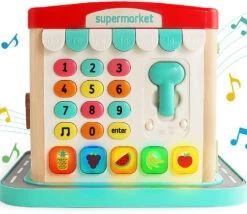 5 In 1 London Motorikwürfel Mit Sound & Licht -Babyprodukte topbright 5 in 1 london motorikwurfel mit sound and licht 3