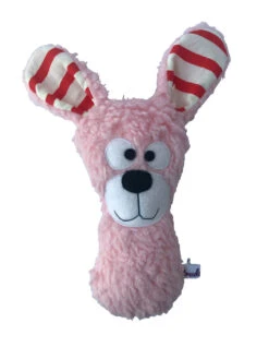 Rassel "Hase Rosalie Rumba" In Rosa/Rot