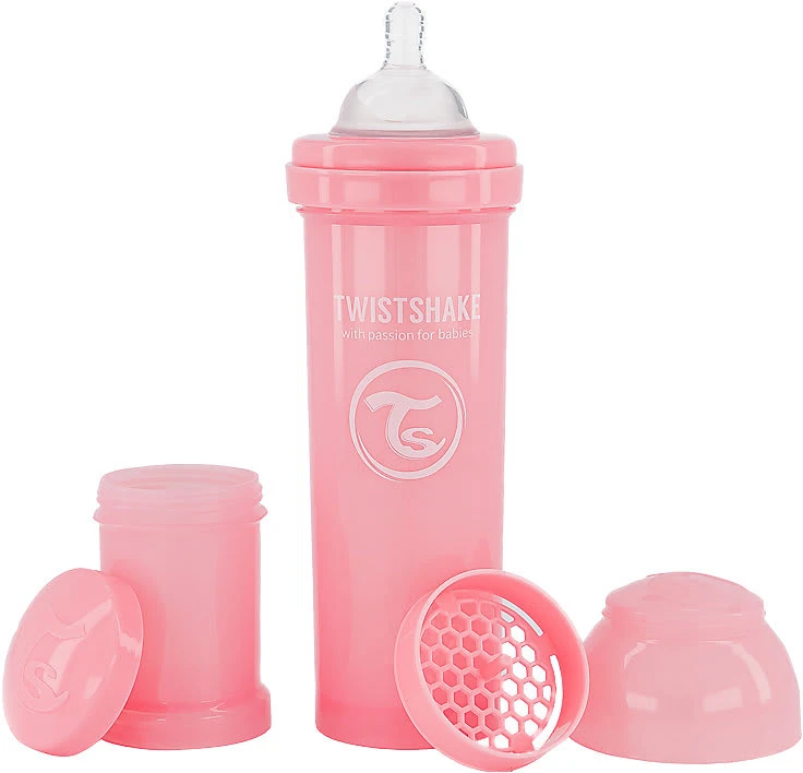 Twistshake Anti-Kolik Babyflasche 330ml, Pink 3 Twistshake Anti-Kolik Babyflasche 330ml, Pink