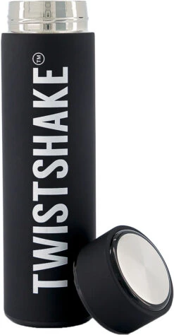 Twistshake Hot Or Cold Trinkflasche, 420ml, Black