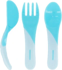 Twistshake Kinderbesteck, Blau, 3-tlg.