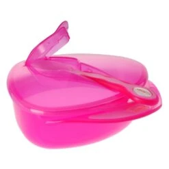 Baby´s Erstes Tellerset Mit Deckel + Löffel Pink
