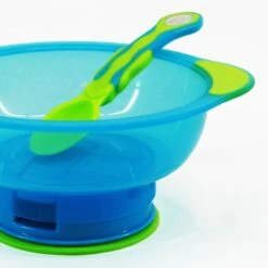Unbelievabowl Schüssel Mit Saugfuß, Deckel & Löffel Blau/grün
