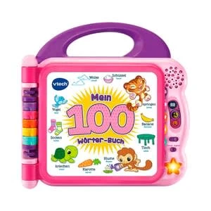 VTech Lernspaß Mein 100-Wörter-Buch In Pink 3 VTech Lernspaß Mein 100-Wörter-Buch In Pink