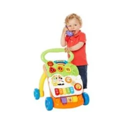 VTech Spiel- Und Laufwagen In Orange -Babyprodukte vtech spiel und laufwagen in orange 2