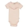 Wheat Body Kurzarm Rüsche In Rosa -Babyprodukte wheat body kurzarm rusche in rosa