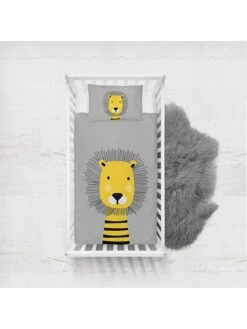 2tlg. Bettwäsche-Set In Grau