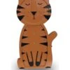 Holz-Nachtlicht "Cat" In Hellbraun - (B)19 X (H)35 Cm