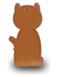 Holz-Nachtlicht "Cat" In Hellbraun - (B)19 X (H)35 Cm -Babyprodukte woody kids holz nachtlicht cat in hellbraun b 19 x h 35 cm 2