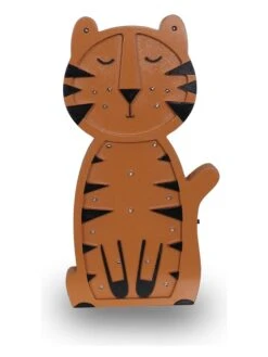 Holz-Nachtlicht "Cat" In Hellbraun - (B)19 X (H)35 Cm