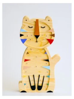 Holz-Nachtlicht "Cat" In Natur