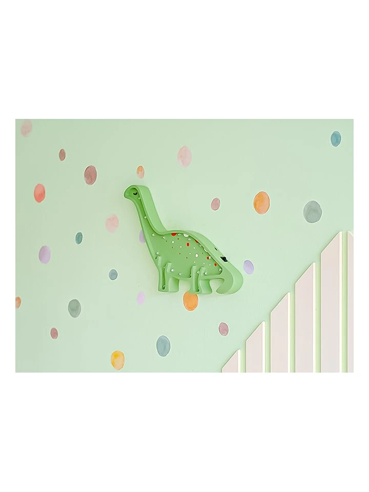 Holz-Nachtlicht "Dinosaur" In Grün - (B)31 X (H)23 Cm 7 Holz-Nachtlicht "Dinosaur" In Grün - (B)31 X (H)23 Cm – Bild 5