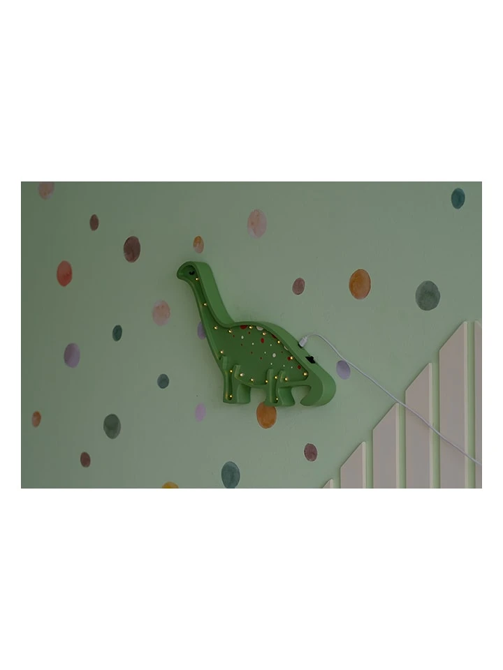 Holz-Nachtlicht "Dinosaur" In Grün - (B)31 X (H)23 Cm 8 Holz-Nachtlicht "Dinosaur" In Grün - (B)31 X (H)23 Cm – Bild 6