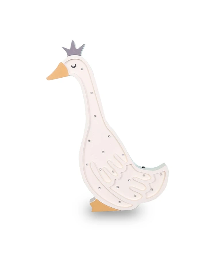 Holz-Nachtlicht "Goose" In Weiß - (B)26 X (H)38 Cm 3 Holz-Nachtlicht "Goose" In Weiß - (B)26 X (H)38 Cm