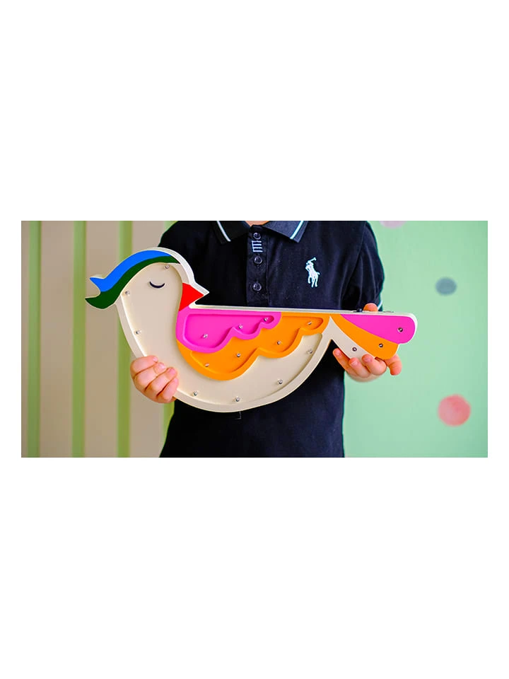 Holz-Nachtlicht "Papagay" In Weiß/ Bunt - (B)40 X (H)20 Cm 6 Holz-Nachtlicht "Papagay" In Weiß/ Bunt - (B)40 X (H)20 Cm – Bild 4