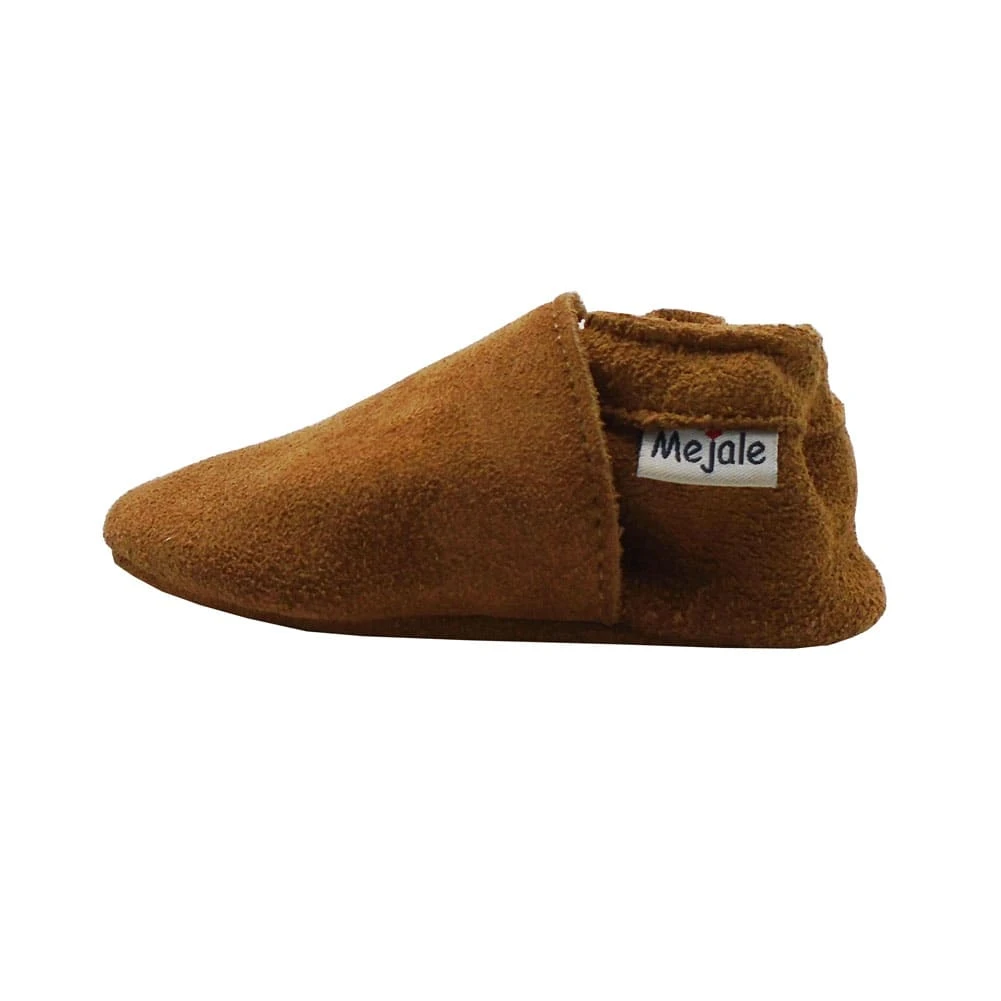 Baby Krabbelschuhe In Einfarbig Khaki 7 Baby Krabbelschuhe In Einfarbig Khaki – Bild 5