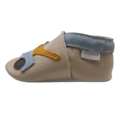 Baby Krabbelschuhe In Kran Beige -Babyprodukte yalion baby krabbelschuhe in kran beige 3