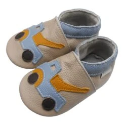 Baby Krabbelschuhe In Kran Beige -Babyprodukte yalion baby krabbelschuhe in kran beige 4