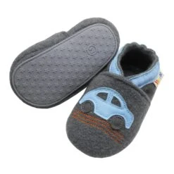 Filzschuhe "Auto" In Grau 10 Filzschuhe "Auto" In Grau -Babyprodukte yalion filzschuhe auto in grau 3