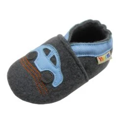 Filzschuhe "Auto" In Grau 11 Filzschuhe "Auto" In Grau -Babyprodukte yalion filzschuhe auto in grau 4