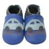 Leder-Krabbelschuhe "Auto" In Blau -Babyprodukte yalion leder krabbelschuhe auto in blau